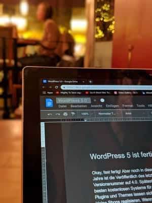 WordPress 5 bietet neue Optionen