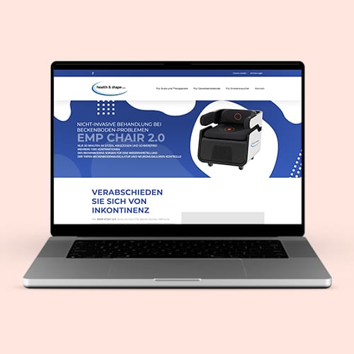 Online-Shop-Erstellung für EMP Chair