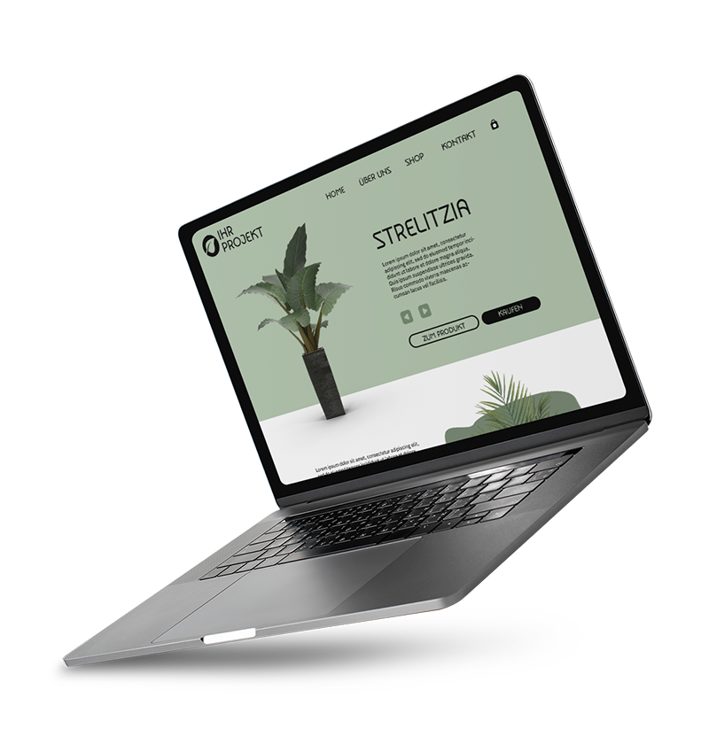 Website auf Ratenzahlung Website Muster