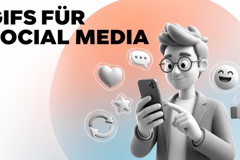 Eigene GIFs und animierte Sticker für Social Media